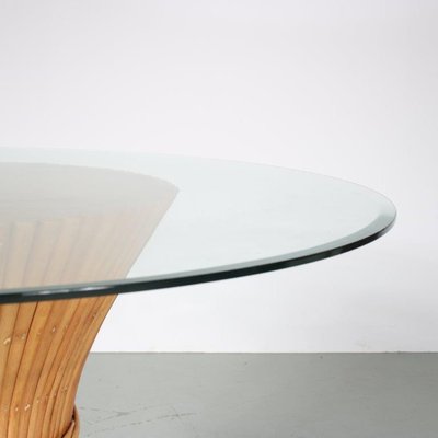 Bamboo Dining Table from McGuire, USA, 1970s-DV-1804792