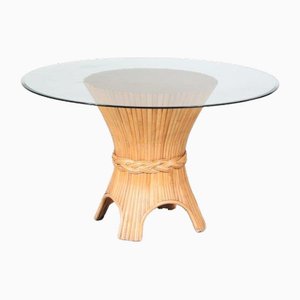 Bamboo Dining Table from McGuire, USA, 1970s-DV-1804792