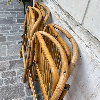 Bamboo Folding Chair from Dal Vera, Italy, 1950s-BVG-1377412