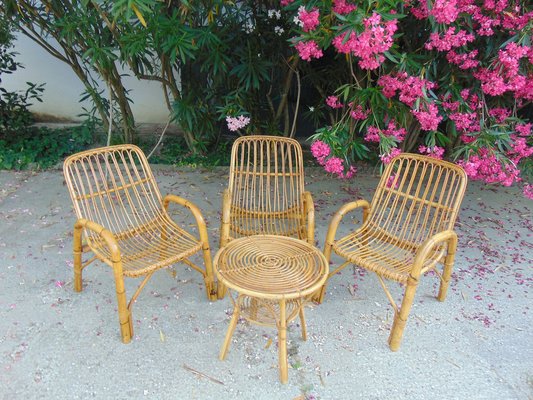 Bamboo Garden Set, Set of 4-GZF-971166