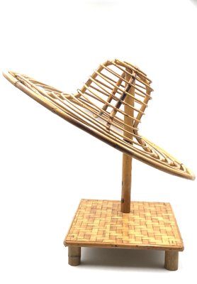 Bamboo Hat Display Stand, Italy, 1970s-TXN-1169546