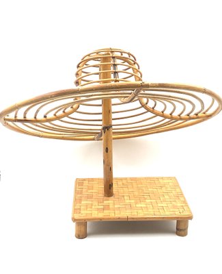 Bamboo Hat Display Stand, Italy, 1970s-TXN-1169546