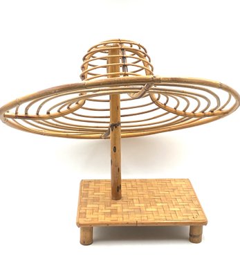 Bamboo Hat Display Stand, Italy, 1970s-TXN-1169546