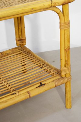 Bamboo Living Room Table, Italy, 1960s-AOL-1800139