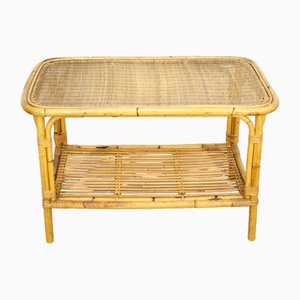 Bamboo Living Room Table, Italy, 1960s-AOL-1800139