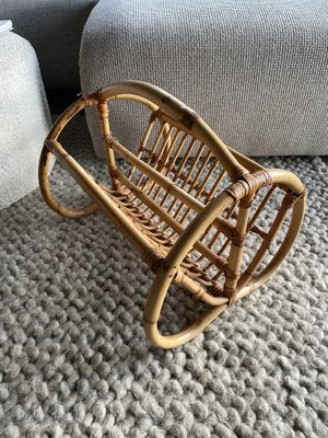 Bamboo Magazine Rack, 1960s-QJM-1436392