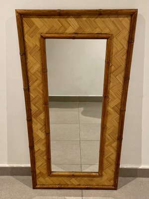 Bamboo Mirror From Martinique-OPE-979493