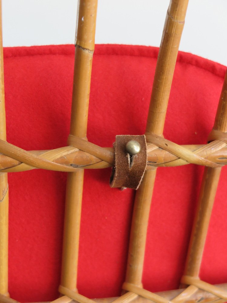 Bamboo Rocking Chair by Haruki Miyajima, 1960s