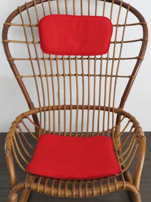 Bamboo Rocking Chair by Haruki Miyajima, 1960s-CC-1529660