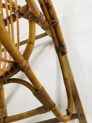 Bamboo Rocking Chair, France, 1960s-XXA-638840