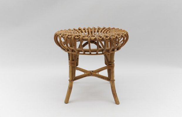 Bamboo Stool by Franco Albini, Italy, 1950s-KQB-1750202