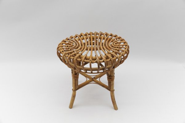 Bamboo Stool by Franco Albini, Italy, 1950s-KQB-1750202