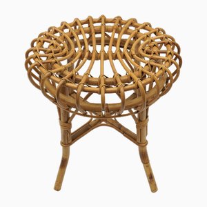 Bamboo Stool by Franco Albini, Italy, 1950s-KQB-1750200