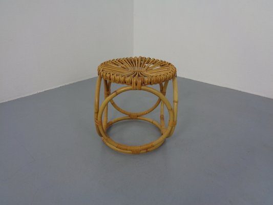 Bamboo Stool, Italy, 1960s-RDW-1330920