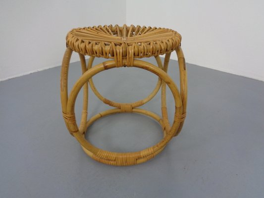 Bamboo Stool, Italy, 1960s-RDW-1330920