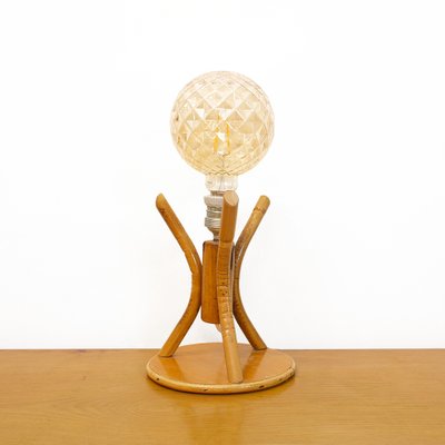 Bamboo Table Lamp, Spain, 1970s-CQZ-1352046