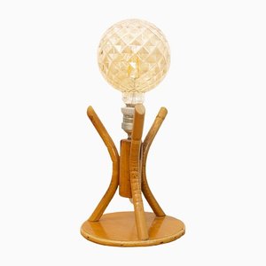 Bamboo Table Lamp, Spain, 1970s-CQZ-1352046