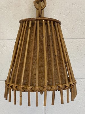 Bamboo Wall Lamps, 1970s, Set of 2-NPC-1720918