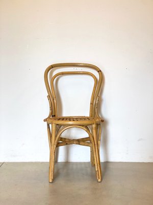 Bamboo & Wicker Chairs, 1970s, Set of 2-NPC-1257256