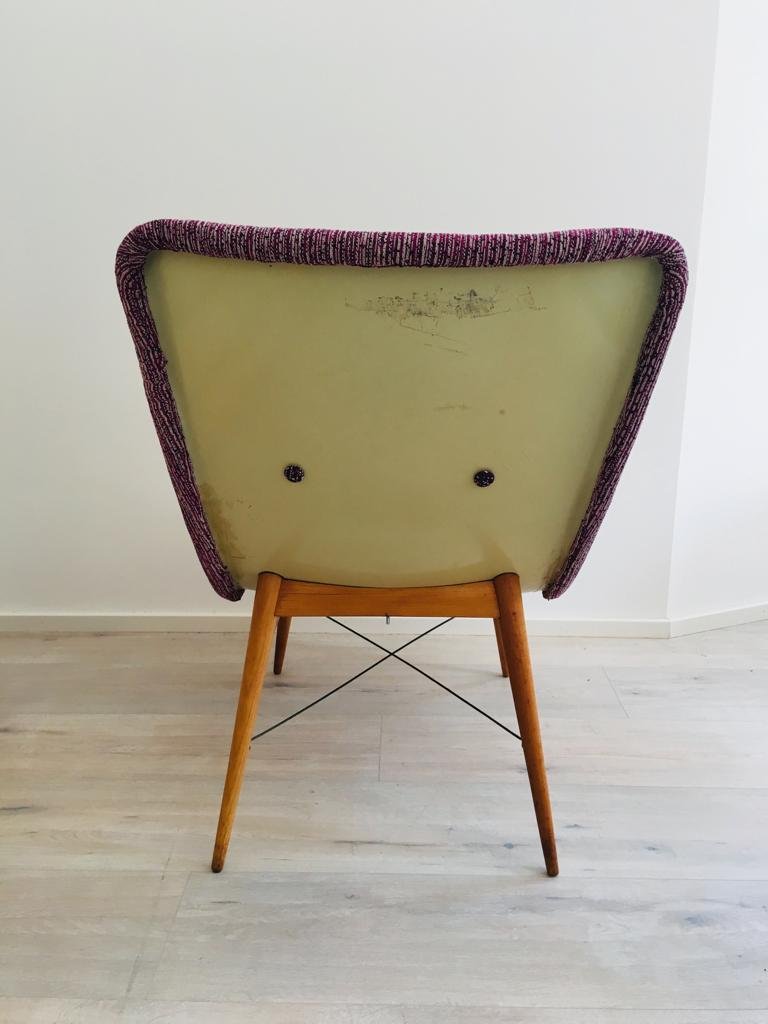 Banana TV Chair by Miroslav Navratil for for Cesky Nabytek, 1959