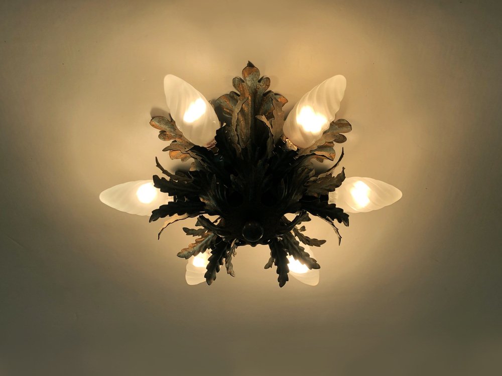 Banci Firenze Italian Ceiling Light, 1950s