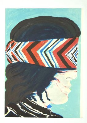 Banded, Late 20th-Century, Lithograph-ZCI-832234