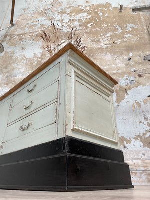 Bank Counter in Patinated Wood, 1900-UX-1325863