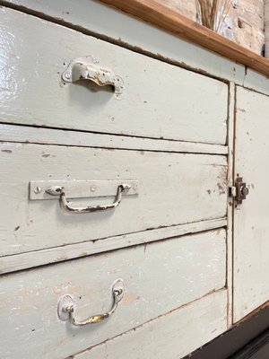 Bank Counter in Patinated Wood, 1900-UX-1325863