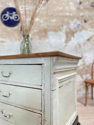 Bank Counter in Patinated Wood, 1900-UX-1325863