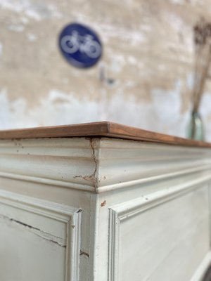 Bank Counter in Patinated Wood, 1900-UX-1325863