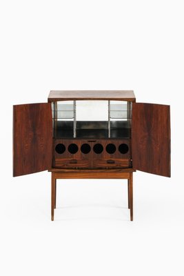 Bar Cabinet in Rosewood, Glass and Steel attributed to Torbjørn Afdal, 1960s-SC-2022141