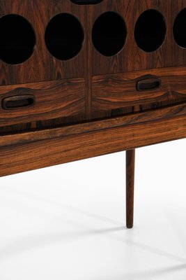 Bar Cabinet in Rosewood, Glass and Steel attributed to Torbjørn Afdal, 1960s-SC-2022141