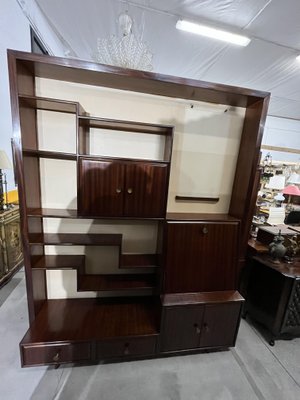 Bar Cabinet or Bookcase with Glass, 1950s-BNU-1105667