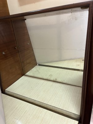 Bar Cabinet or Bookcase with Glass, 1950s-BNU-1105667