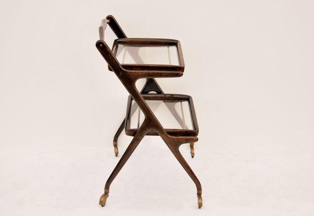 Bar Cart attributed to Cesare Lacca, 1950s