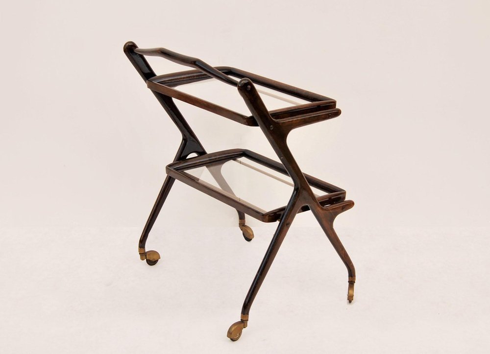 Bar Cart attributed to Cesare Lacca, 1950s