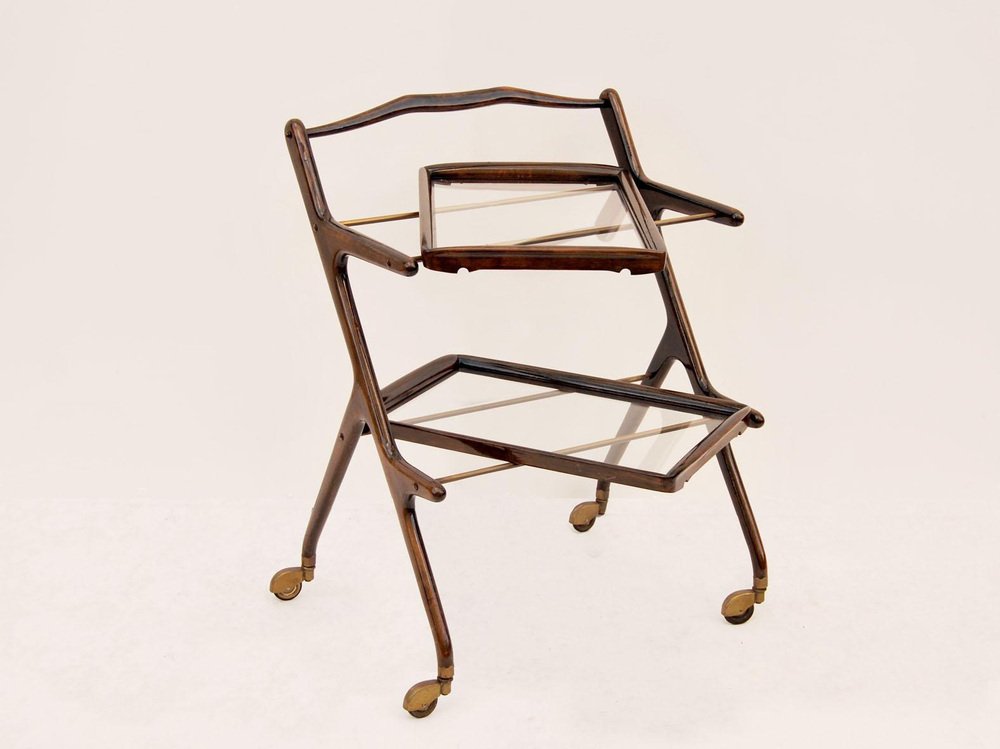 Bar Cart attributed to Cesare Lacca, 1950s