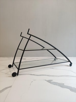 Bar Cart by Gilles Derain for Lumen Center, 1980s-KQX-1820820