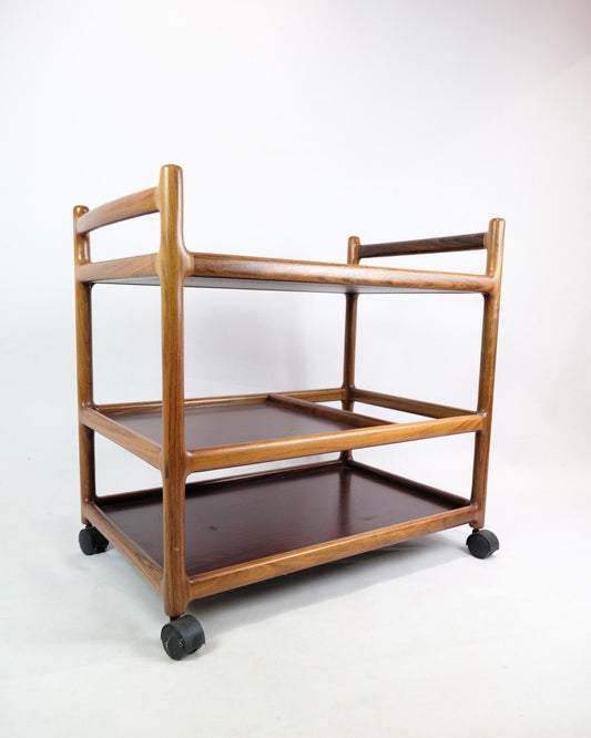 Bar Cart in Rosewood by Johannes Andersen, 1960s