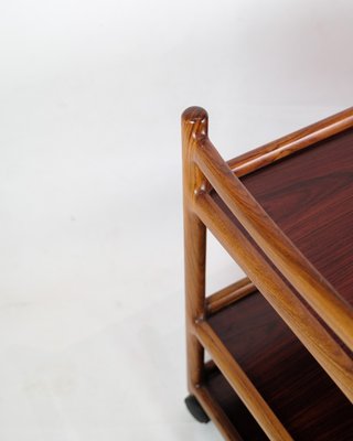 Bar Cart in Rosewood by Johannes Andersen, 1960s-UY-1813956