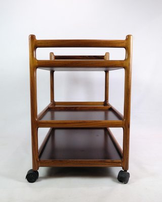 Bar Cart in Rosewood by Johannes Andersen, 1960s-UY-1813956