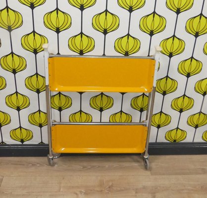 Bar Cart Table in Yellow, 1960-AFE-1772391