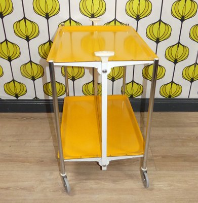 Bar Cart Table in Yellow, 1960-AFE-1772391