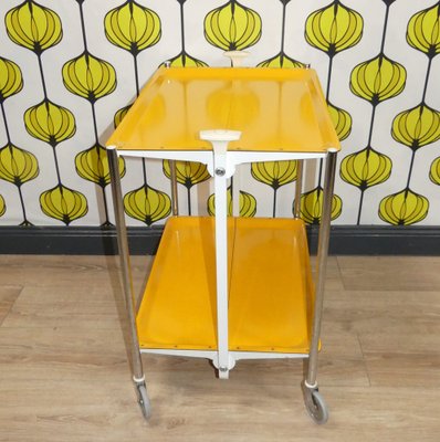 Bar Cart Table in Yellow, 1960-AFE-1772391