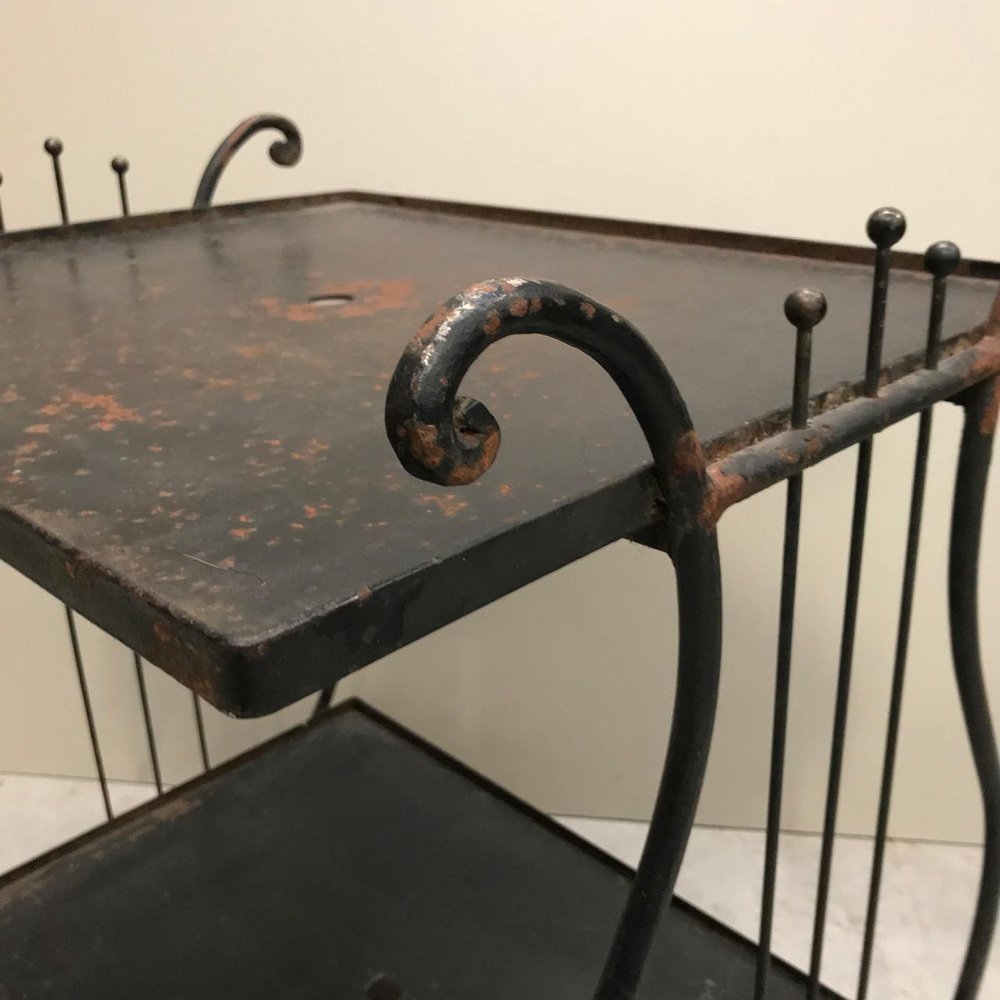 Bar Cart with Harp