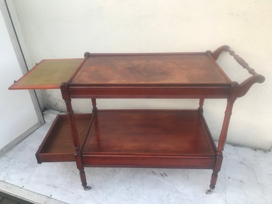 Bar on Wheels with Marquetry, 1950s-WQQ-1438645