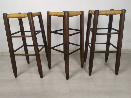 Bar Stools by Charlotte Perriand, 1970s, Set of 3-EAD-1742697