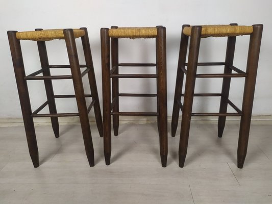 Bar Stools by Charlotte Perriand, 1970s, Set of 3-EAD-1742697