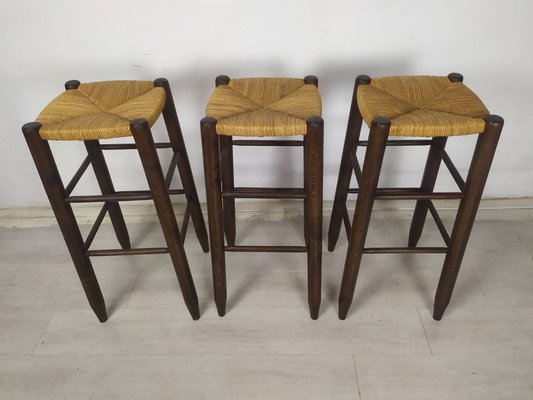 Bar Stools by Charlotte Perriand, 1970s, Set of 3-EAD-1742697