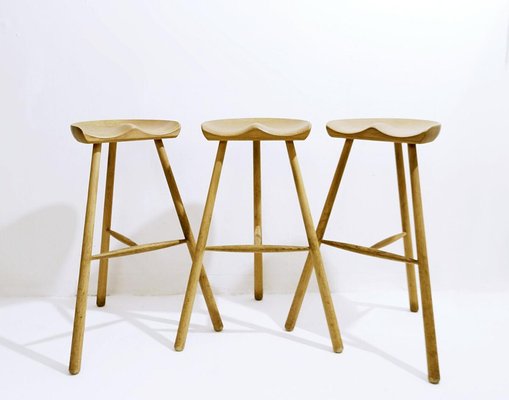 Bar Stools by Lars Werner for Form & Refine, 2000s, Set of 3-NYF-2019066